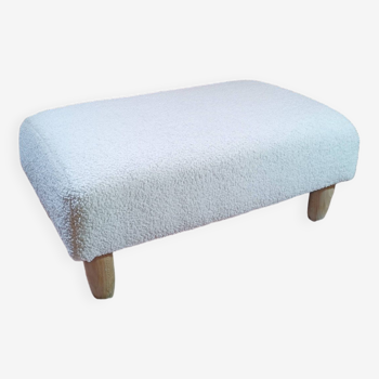 Petit banc / repose pied / assise d'appoint  bouclette