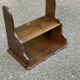 1960s solid wood wall shelf