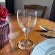 Set de 3 verres à vin blanc en verre taillé
