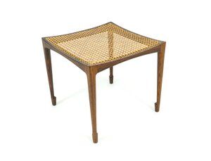 Danish rosewood stool by Bernt Petersen for Wørts Møbelsnedkeri