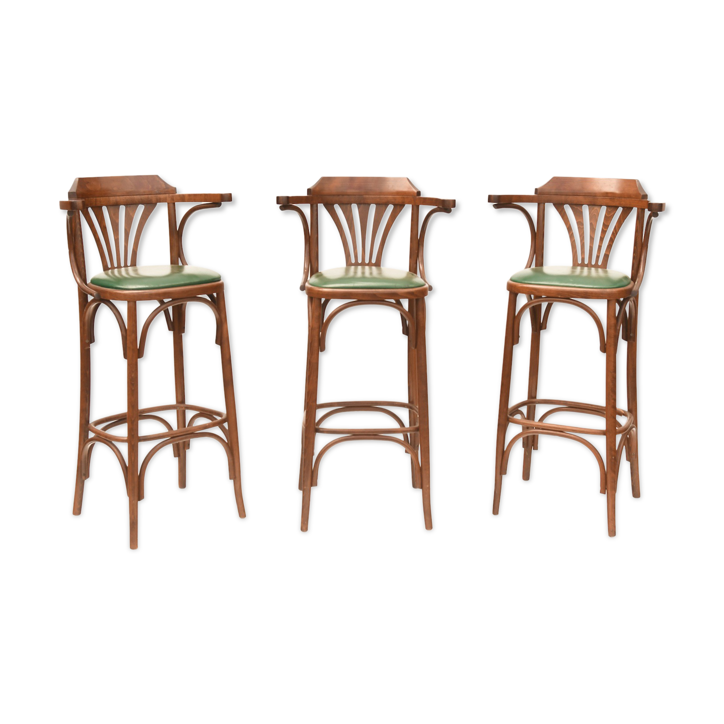 3 vintage bar stools