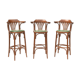 3 vintage bar stools