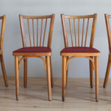 Set of 4 Chairs Bistrot Baumann