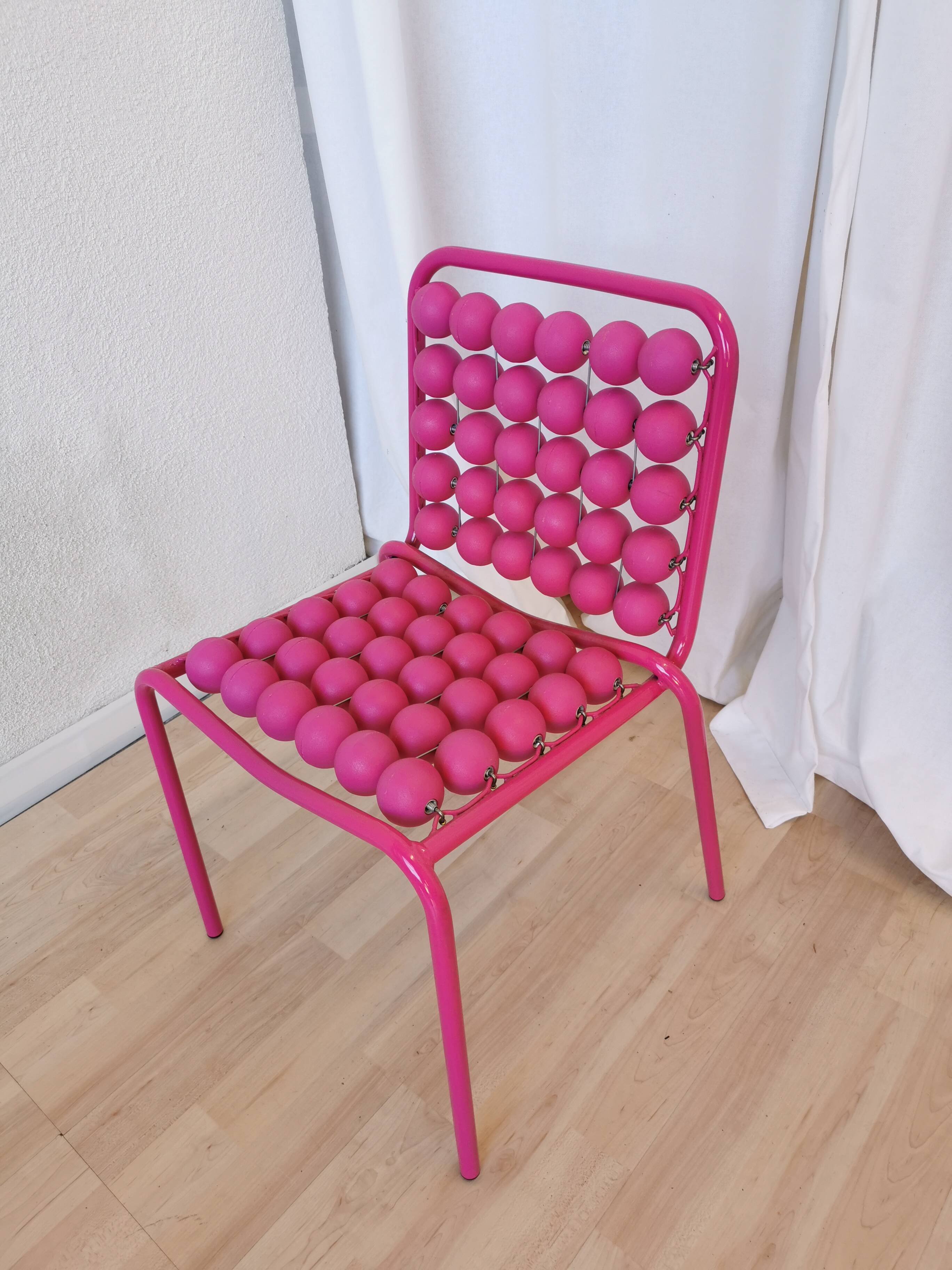 Lot de 5 chaises vintage Pop Art pour enfants : SLOG Croatie, années 1980