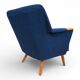 Blue cocktail chair MCM, 1950