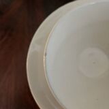 Digouin Sarreguemines coffee service with iris decoration