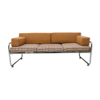 Chromium plated Bauhaus sofa by Robert Slezák, 1930