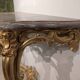 Console Louis XV en bois doré