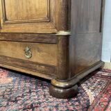 Empire wardrobe from the early 19th century in oak.