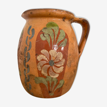 Vintage Terracotta Hand Painted Vase
