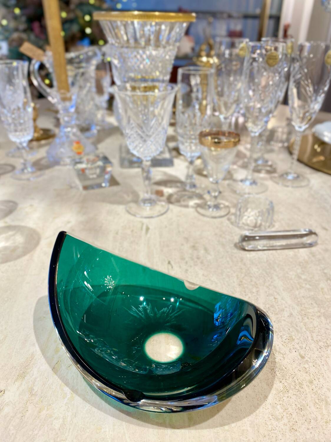 Ashtray / empty pocket Val Saint Lambert 1950 Delvenne