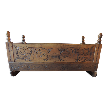 Antique wooden cradle