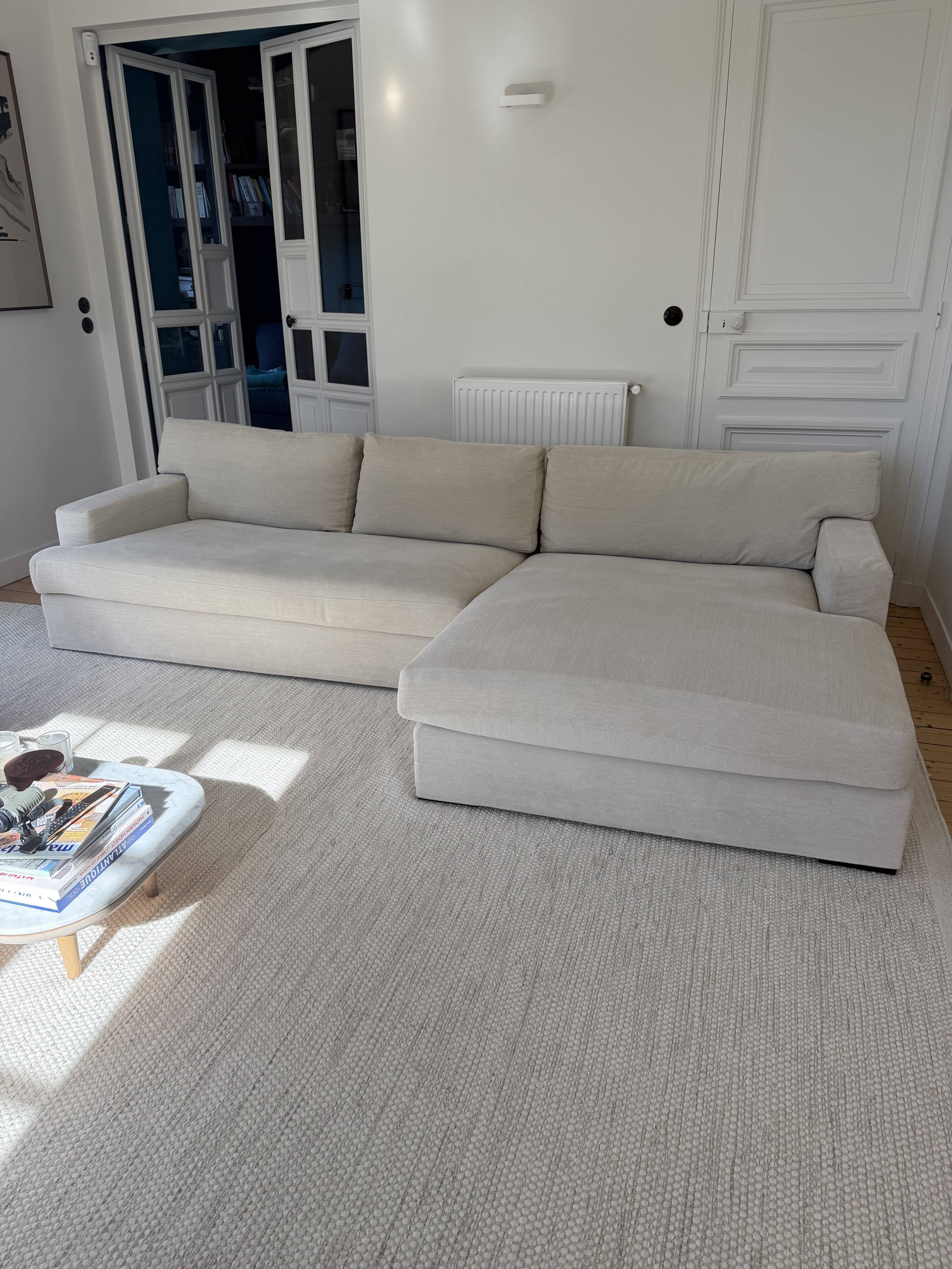 Sofa + chaise longue meridiani