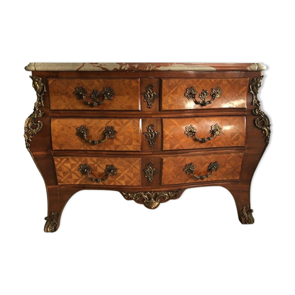 Commode Louis XIV bronze