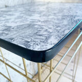 Vintage brass vinyl holder