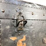 Antique trunk chest by c.e. ruegsegger bern swiss