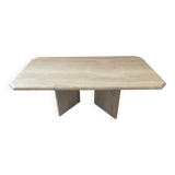 Table basse en travertin années 70