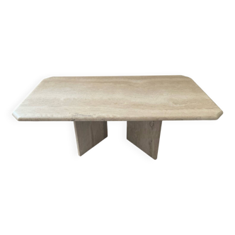 Table basse en travertin années 70