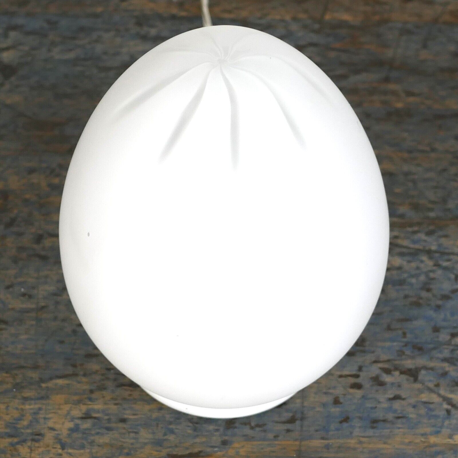 Lampe de table œuf en verre de Murano