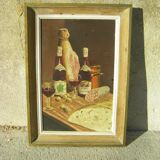 Peinture à l'huile nature morte