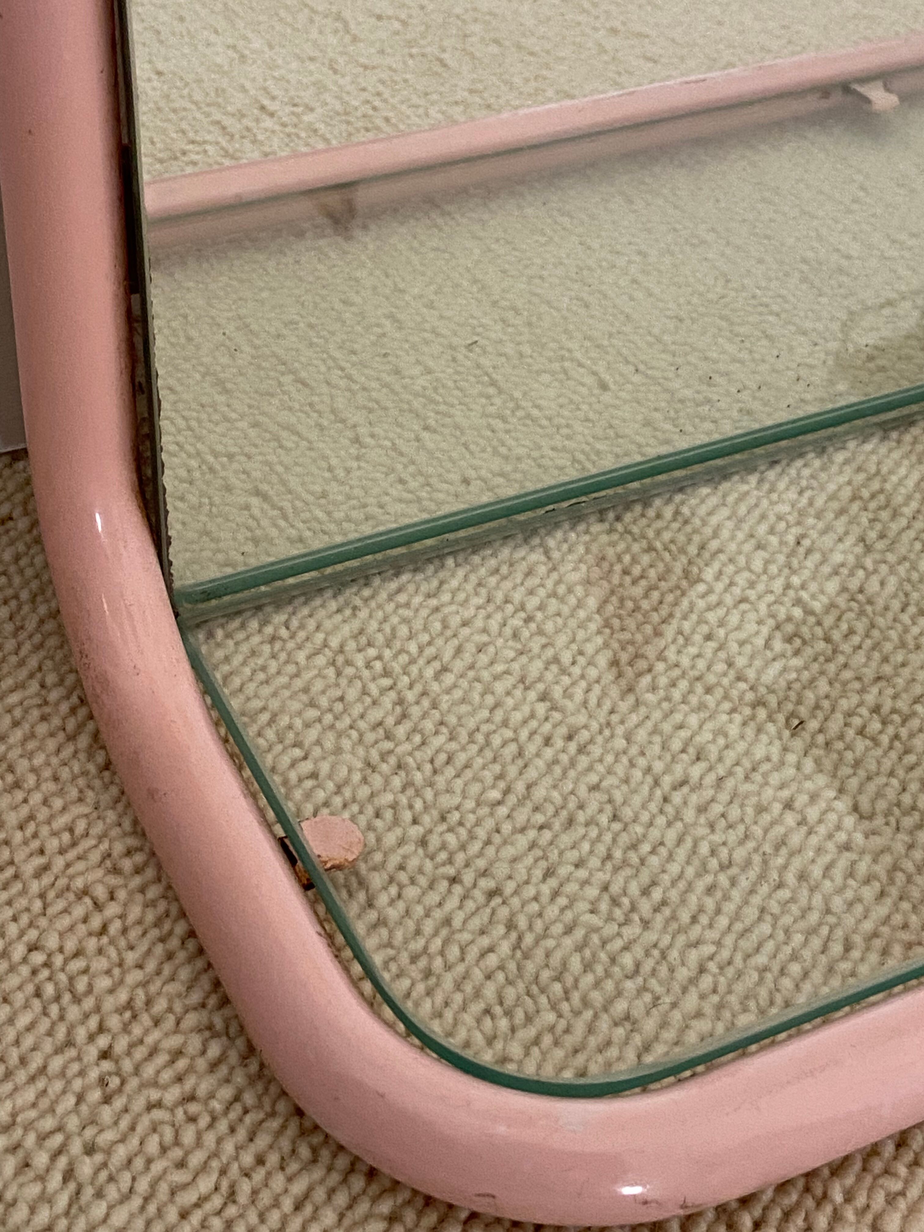 Bright bathroom mirror 80s