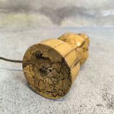 Vintage solid wood table lamp