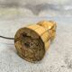 Lampe de table vintage en bois massif