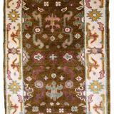 Vintage Indian Mahal handmade carpet 64cm x 97cm