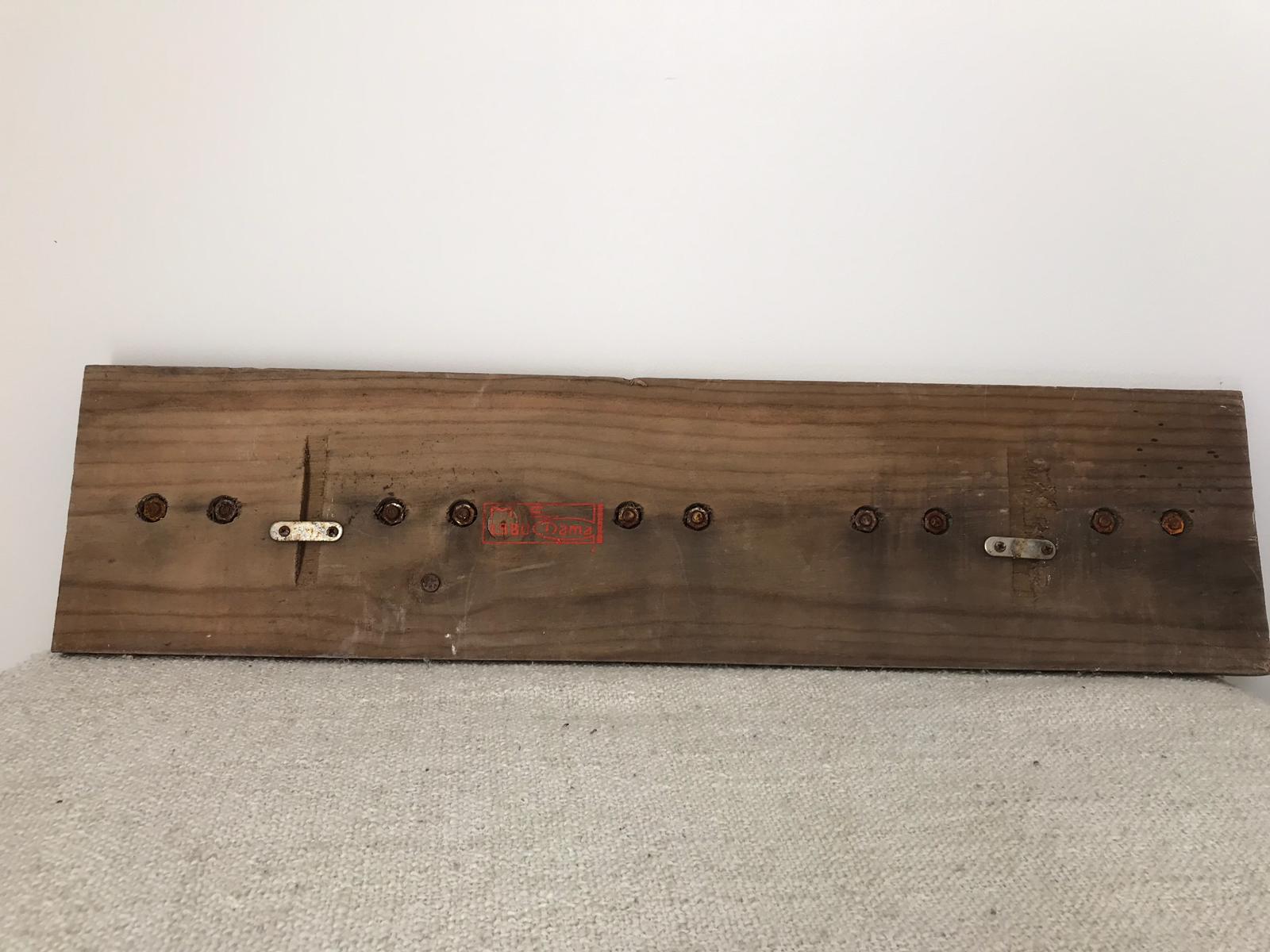 Coat rack with 5 hooks