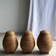 Large oval basket Indonesian weaving with lid H65 D50