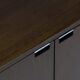 Sideboard in walnut by Florence Knoll Mid Century Modern Executive Boardroom Storage