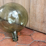 Ancienne dame jeanne, verre soufflé