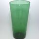 Vase de parquet en verre vert