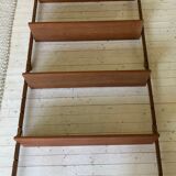 Ergo wall-mounted teak shelves, Vintage Scandinavian 1960s
