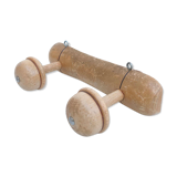 Small mushroom wood patère