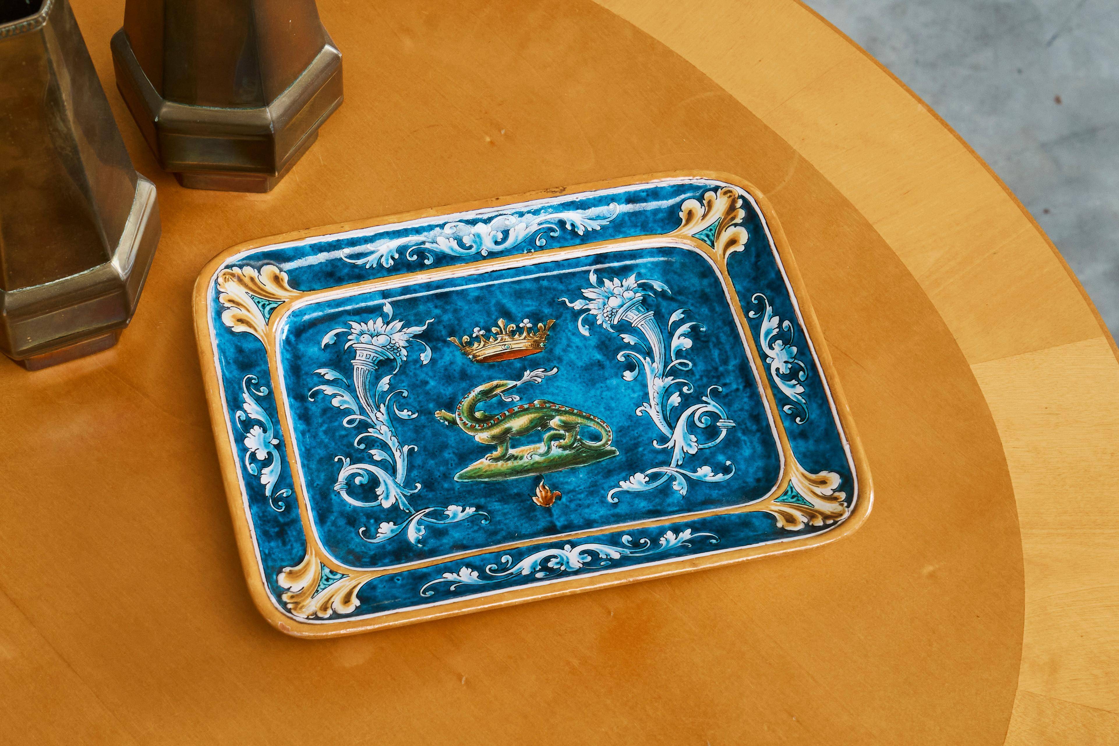 Service en faïence style Renaissance 19ème siècle