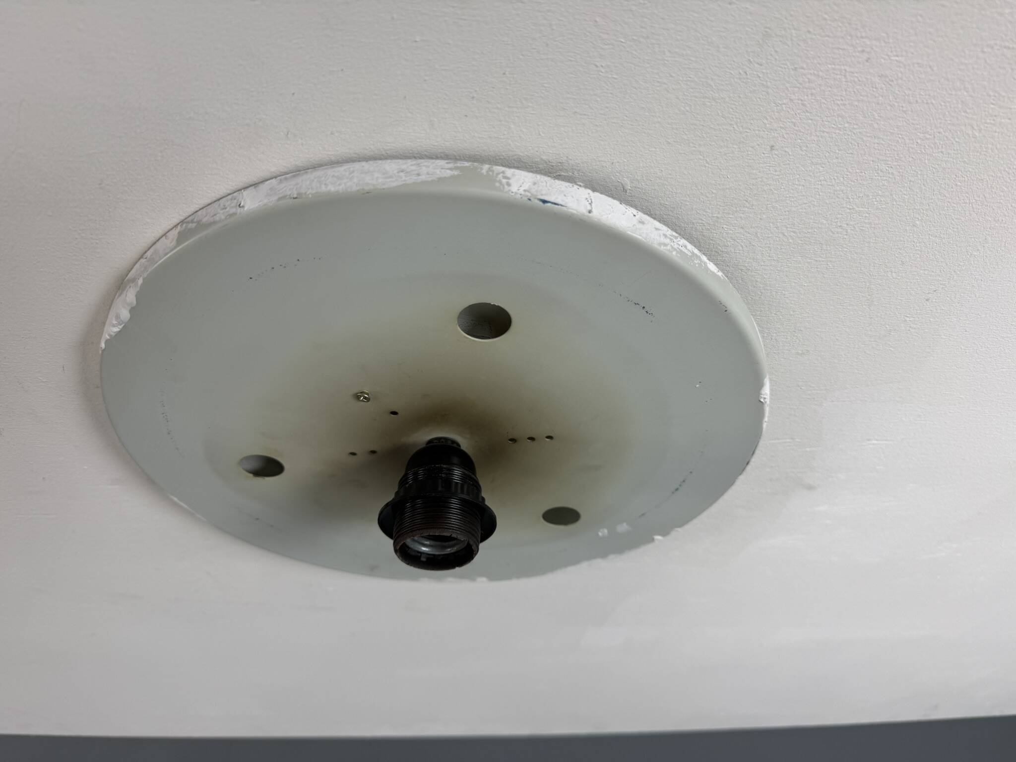 Castiglioni red metal "Light Ball" wall or ceiling lamp for Flos, Italy 1970s