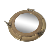 Mirror porthole brass diameter 20cm