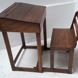 School boy's desk with sliding chair