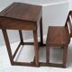 Bureau d'écolier à chaise coulissante