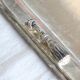 Large vintage silver metal toast rack - Curtain bow detail