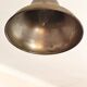 Suspension  abat-jour en laiton - lustre cloche métal bronzé