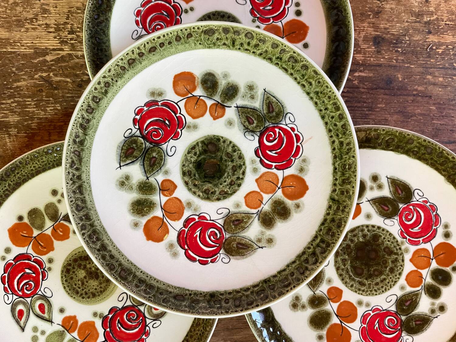 German ceramic plates