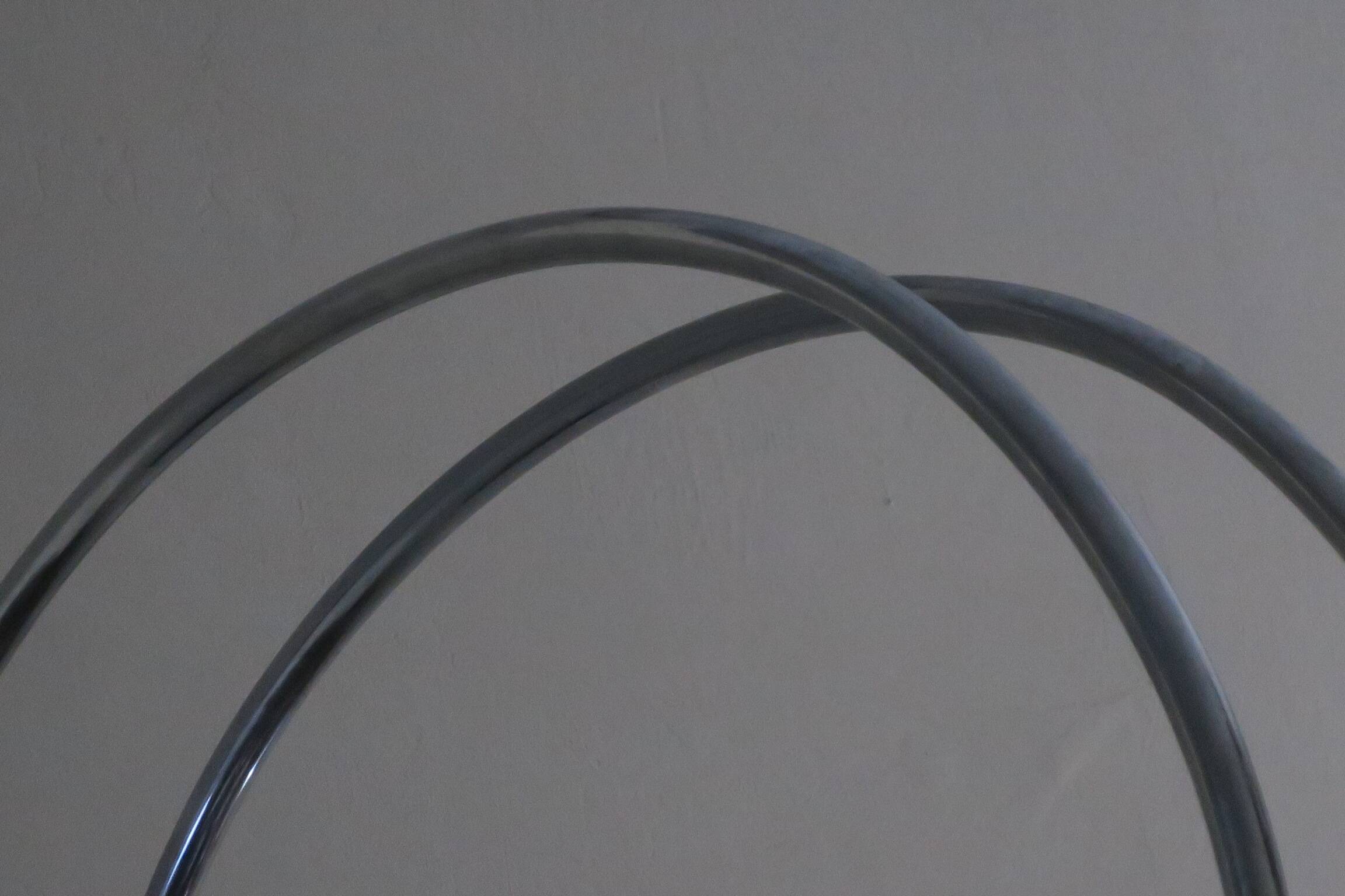 Mid century arc ceiling or wall light by Bruno Gecchelin, Italy 1970s