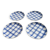 4 assiettes à dessert