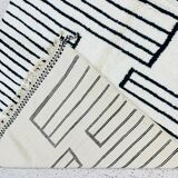 Traditional Berber rug in natural wool 2.5x1.5 m