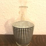Houndstooth liquor decanter
