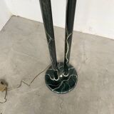 Italian style marble effect halogen floor lamp