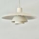 PH 4/3 white suspension by Poul Henningsen for Louis Poulsen, Denmark