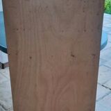 Oval table in cherry wood and zebra wood